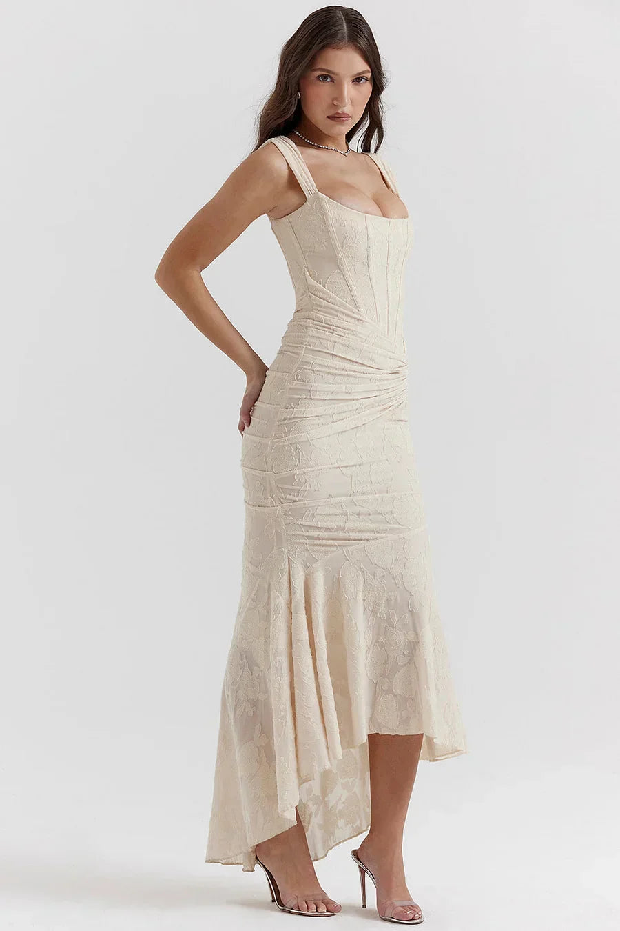 Zoey | Elegant Waist Dress - Novela New York