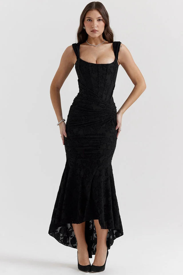 Zoey | Elegant Waist Dress - Novela New York