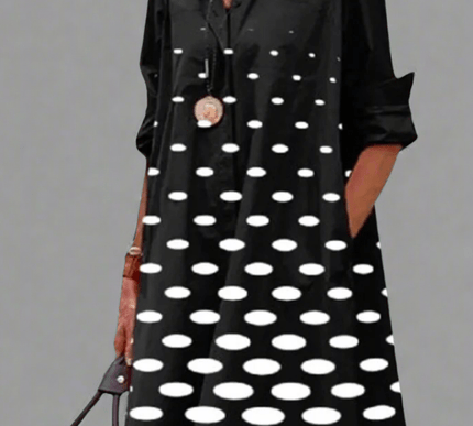 YVONNE | Luxury Midi Dress with Elegant Pattern - Novela New York