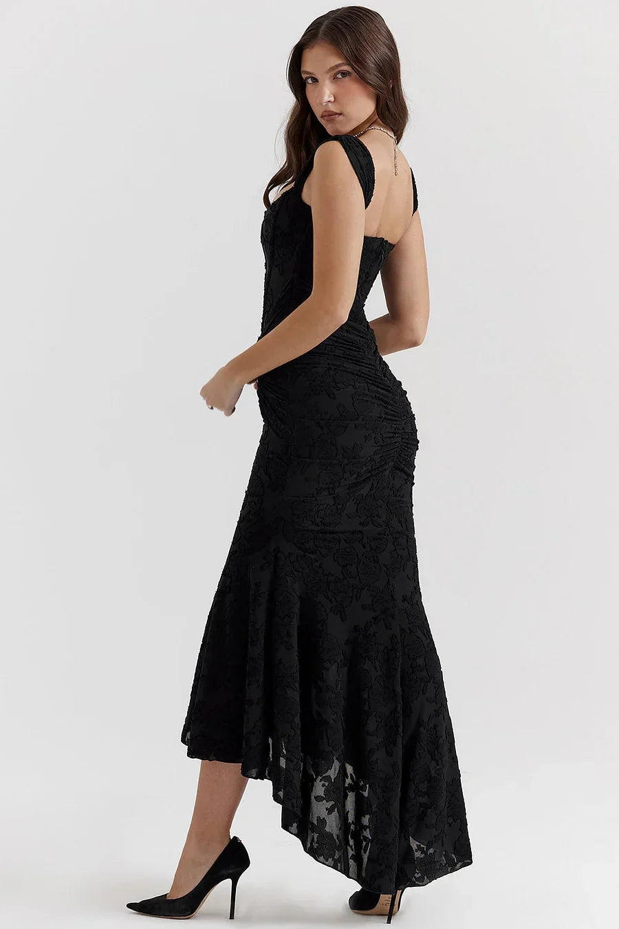 Zoey | Elegant Waist Dress - Novela New York