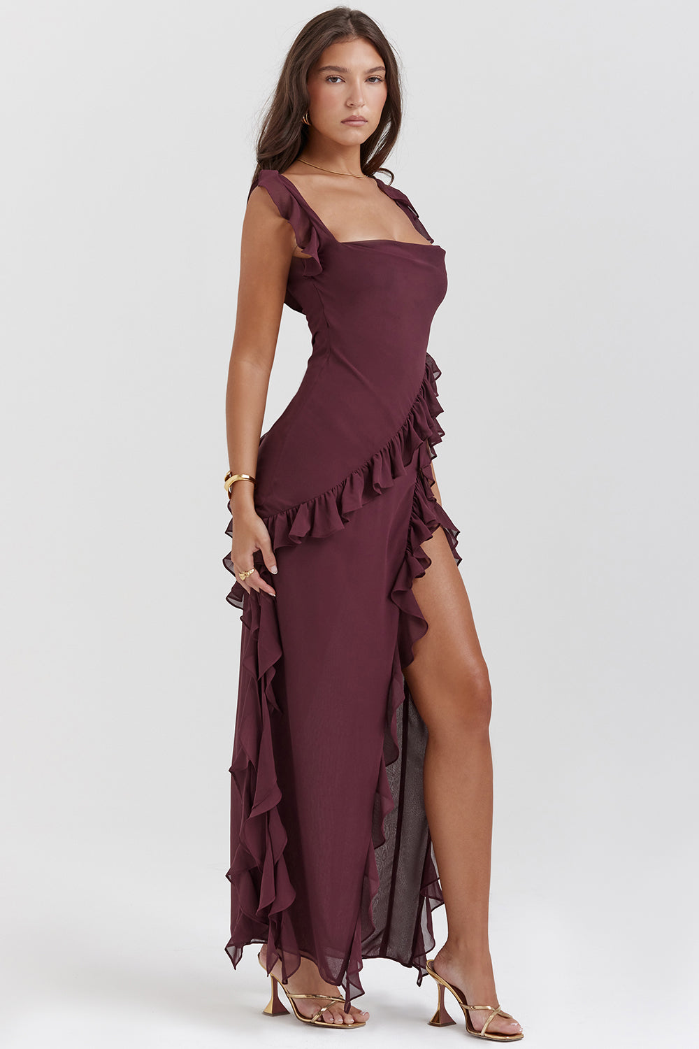 Ariana | Maxi Split Dress - Novela New York