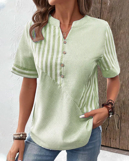Sandra™ | Classic Striped Top - Novela New York