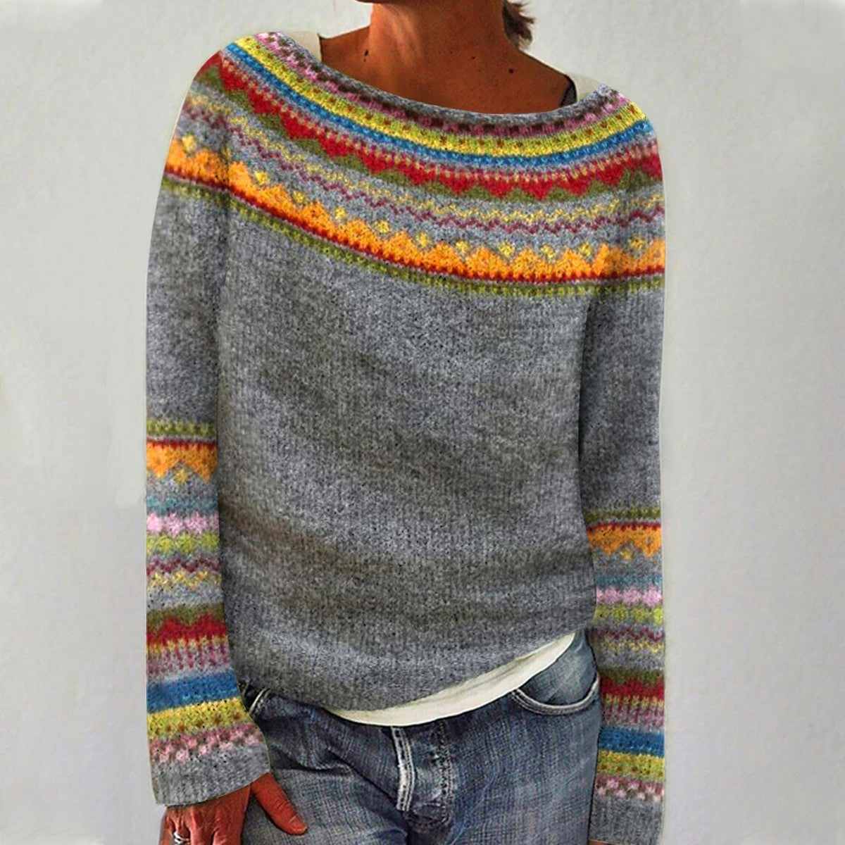 Emily | Cozy Retro Sweater - Novela New York