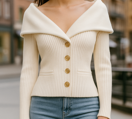 Aurora - Knitted Cardigan - Novela New York