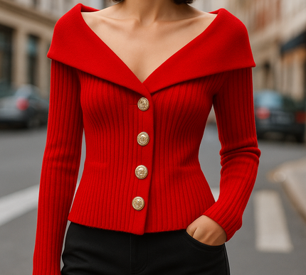 Aurora - Knitted Cardigan - Novela New York