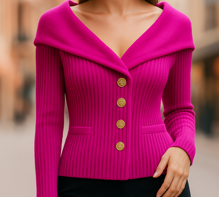 Aurora - Knitted Cardigan - Novela New York