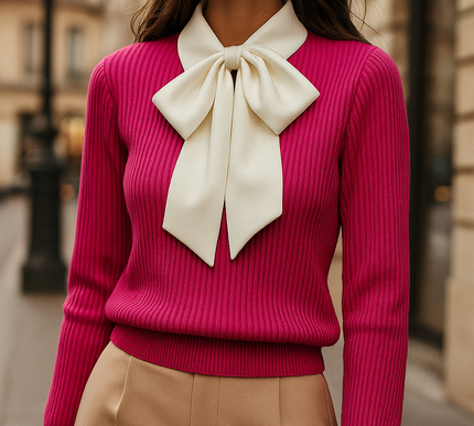 Nerina - Wool Knitted Sweater - Novela New York