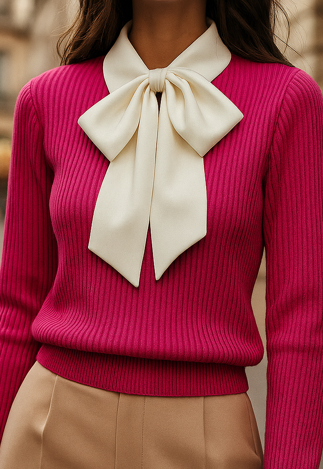 Nerina - Wool Knitted Sweater - Novela New York