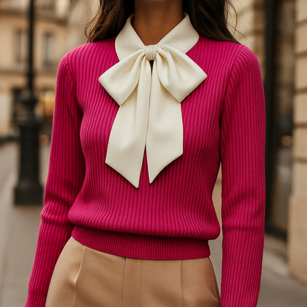 Nerina - Wool Knitted Sweater - Novela New York