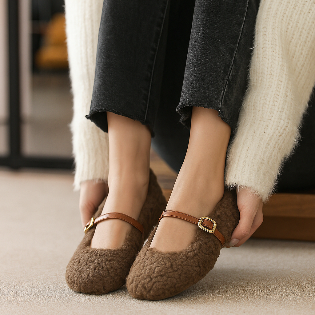 Soffina - Furry Loafers - Novela New York