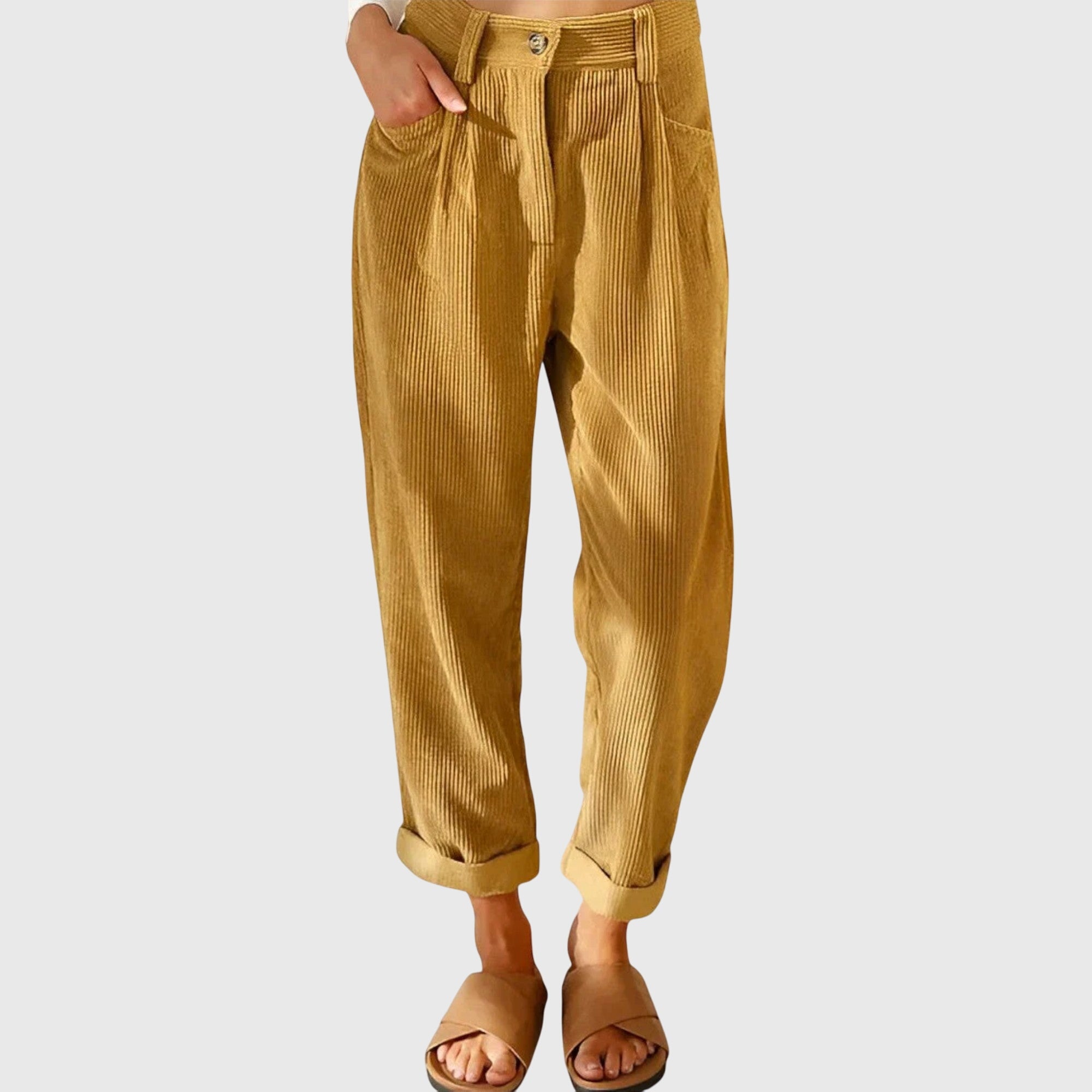 Jana - Modern Cord Pants - Novela New York