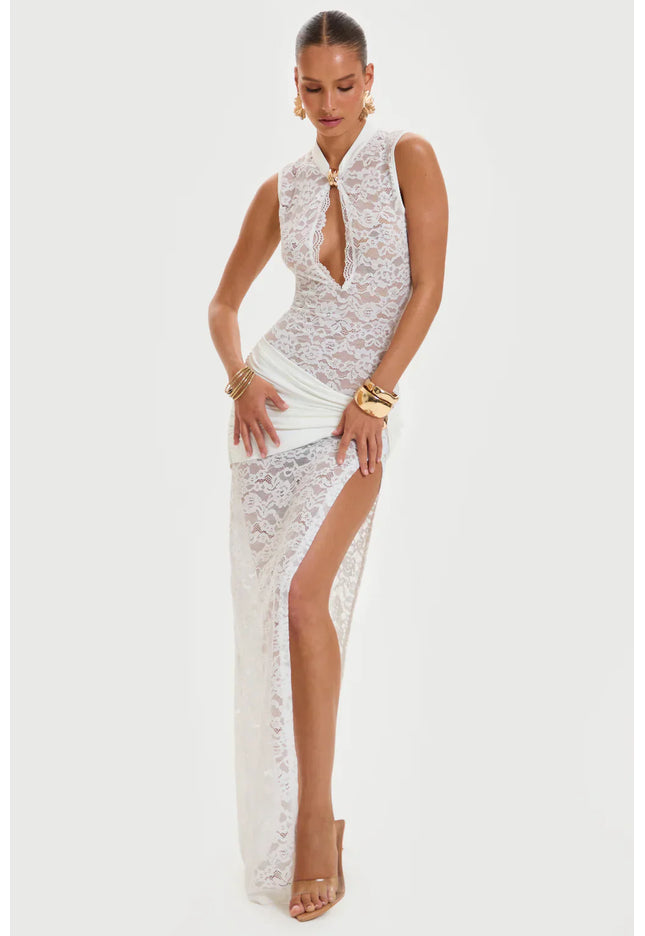 Sarah | Maxi Slit Dress - Novela New York