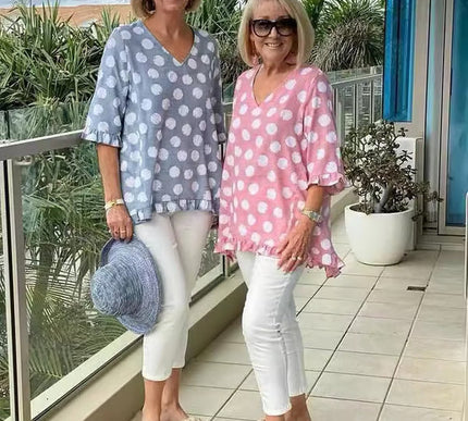 Chloe™ | Stylish V-Neck Blouse - Novela New York