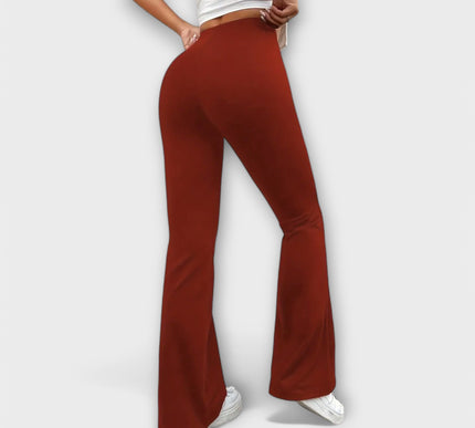 Serena - Relaxed Pants with Flared Leg - Novela New York