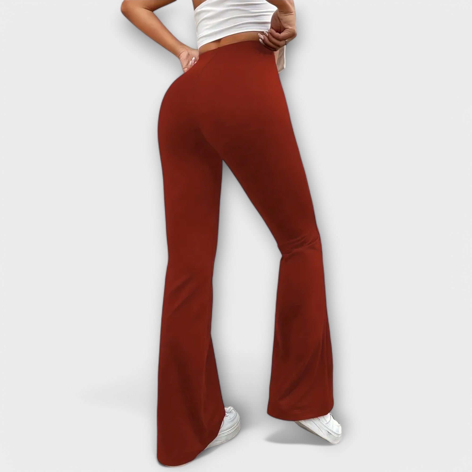 Serena - Relaxed Pants with Flared Leg - Novela New York
