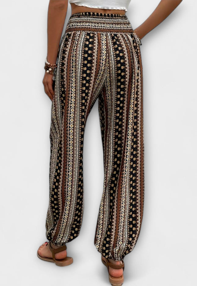 Scarlett - Pants with Ethnic Graphic - Novela New York
