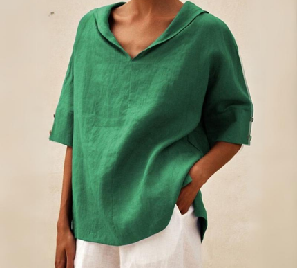 Lhinee™ | Casual Loose-Fit Blouse - Novela New York