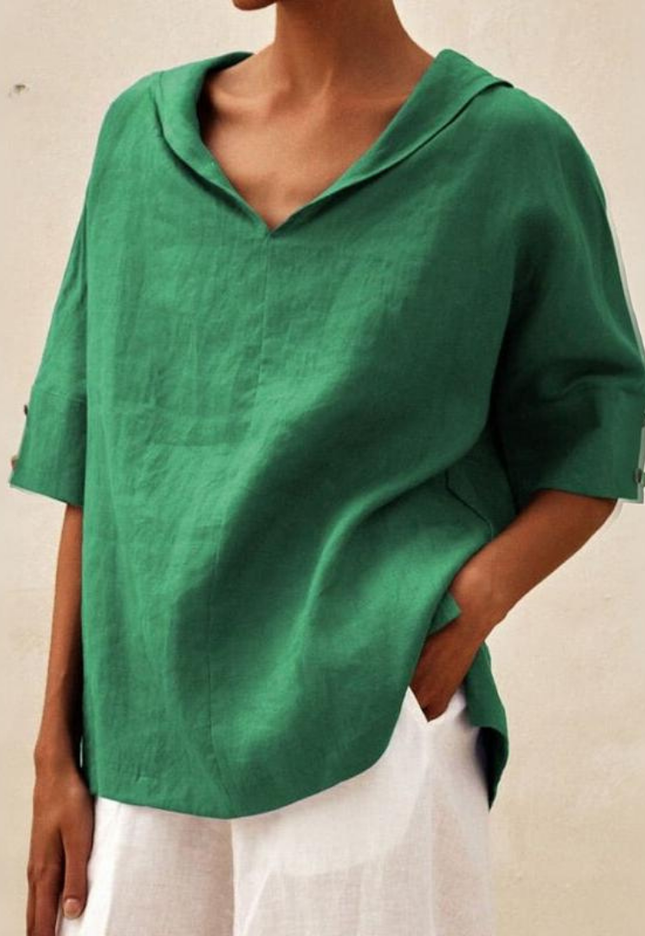 Lhinee™ | Casual Loose-Fit Blouse - Novela New York