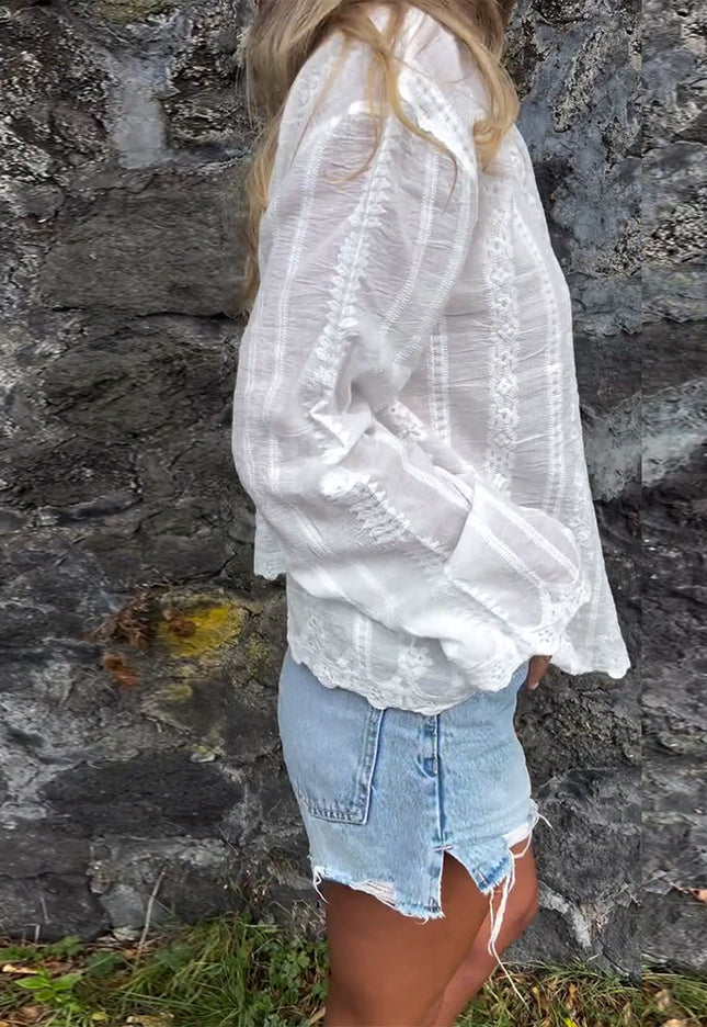 Kathlyn™ | Button-Up Polo Shirt - Novela New York