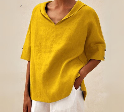 Lhinee™ | Casual Loose-Fit Blouse - Novela New York