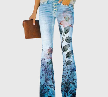 Pants with Flowers - Novela New York
