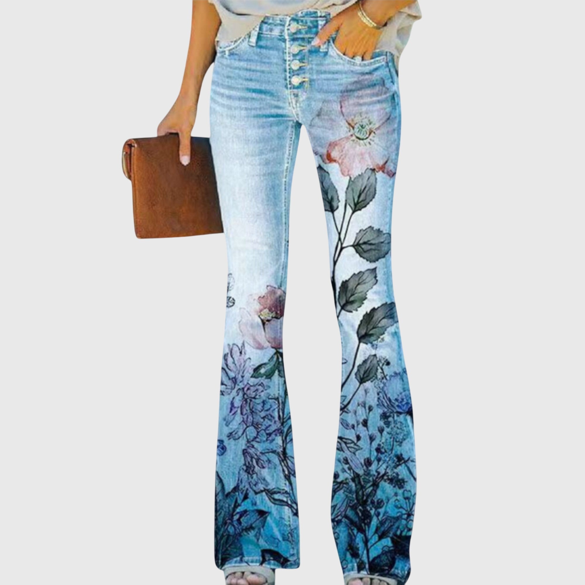 Pants with Flowers - Novela New York