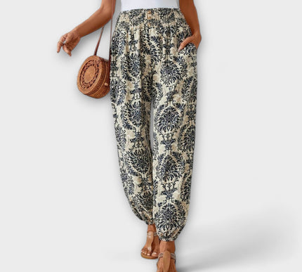 Scarlett - Pants with Ethnic Graphic - Novela New York