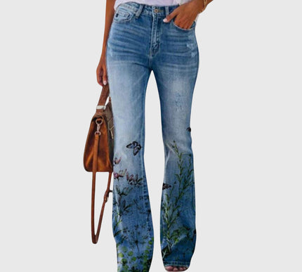 Pants with Flowers - Novela New York