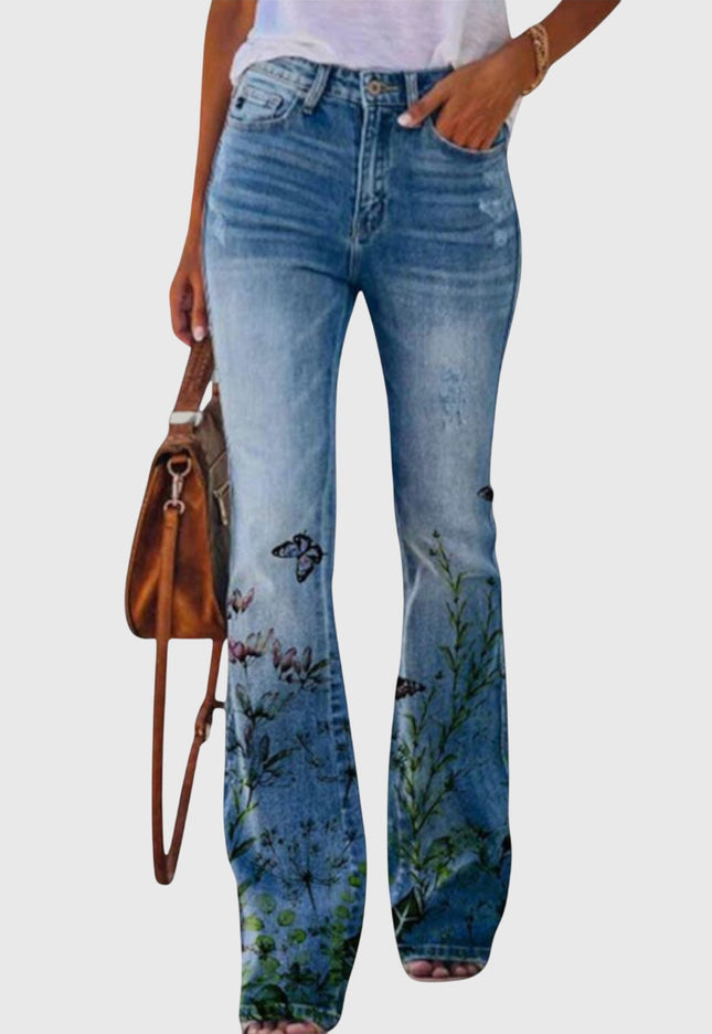 Pants with Flowers - Novela New York