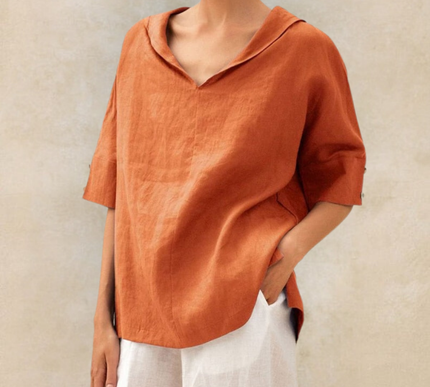 Lhinee™ | Casual Loose-Fit Blouse - Novela New York