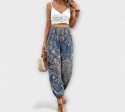 Scarlett - Pants with Ethnic Graphic - Novela New York