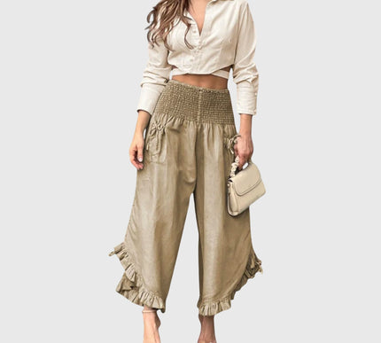 Jaya - Casual Pants with Fashionable Pleats - Novela New York