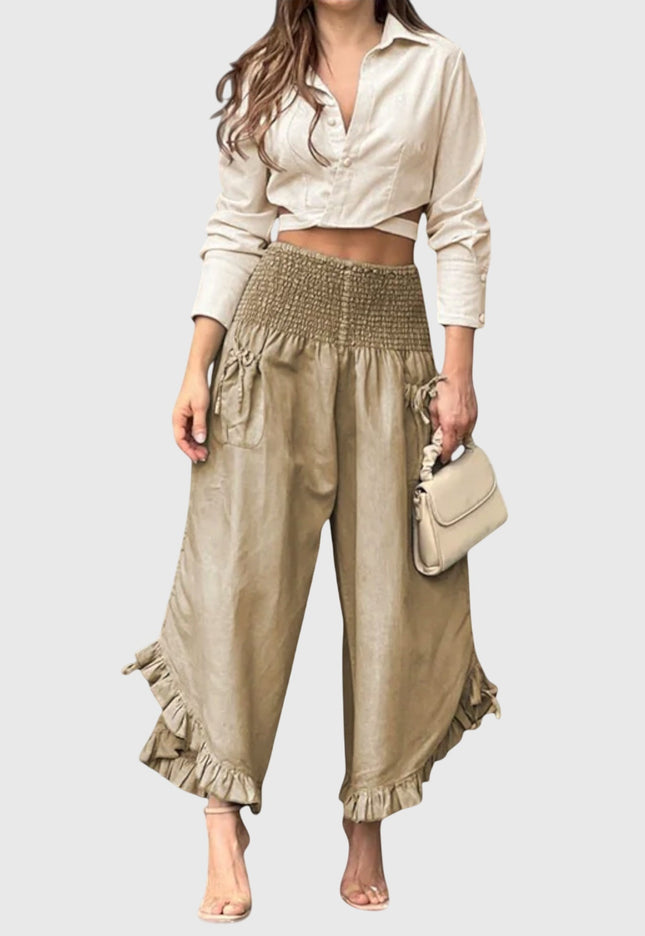 Jaya - Casual Pants with Fashionable Pleats - Novela New York