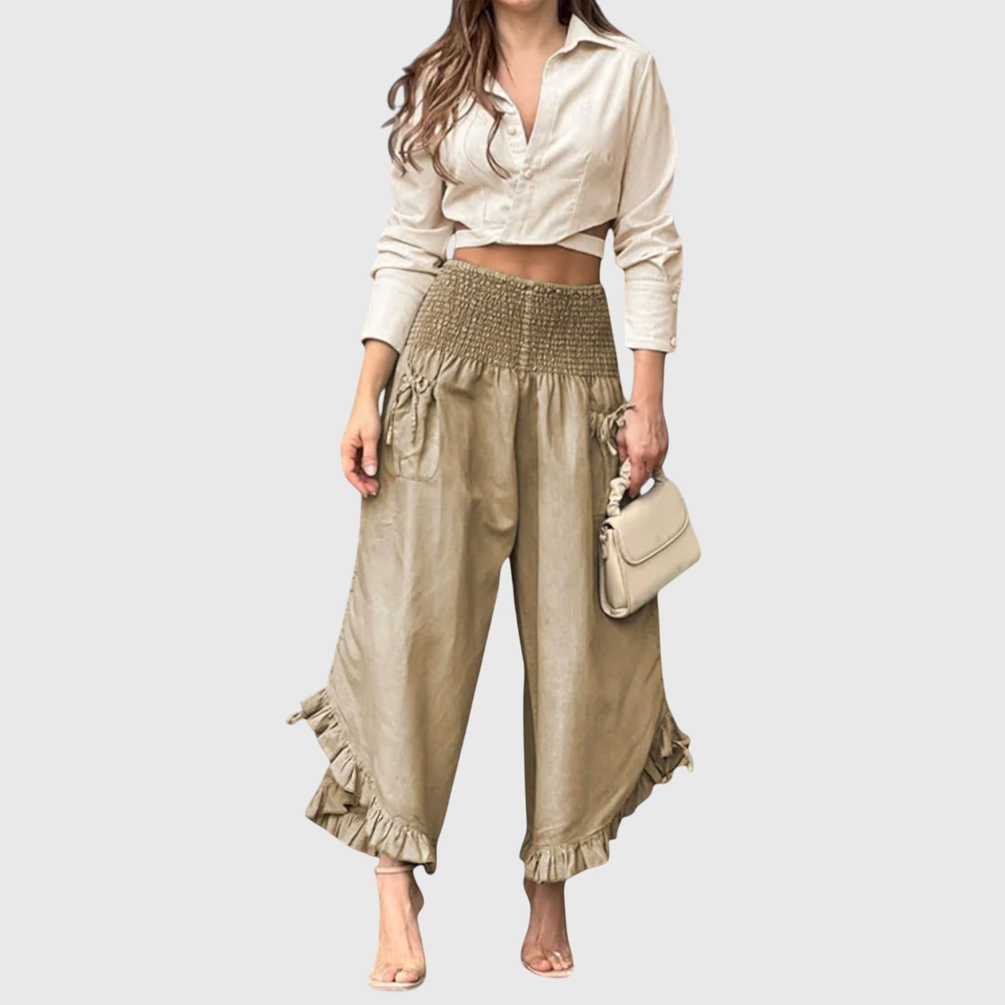 Jaya - Casual Pants with Fashionable Pleats - Novela New York