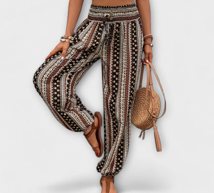 Scarlett - Pants with Ethnic Graphic - Novela New York