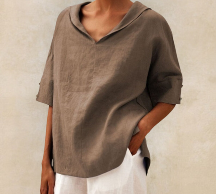 Lhinee™ | Casual Loose-Fit Blouse - Novela New York