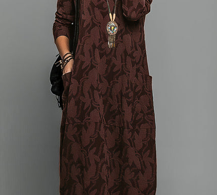 Madeleine | Warm winter dress with elegant cut - Novela New York