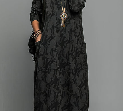 Madeleine | Warm winter dress with elegant cut - Novela New York