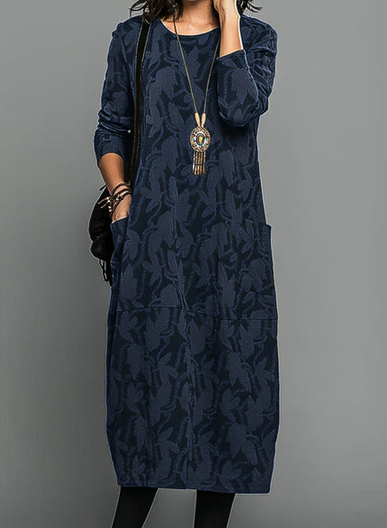 Madeleine | Warm winter dress with elegant cut - Novela New York