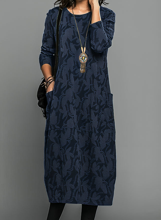 Madeleine | Warm winter dress with elegant cut - Novela New York