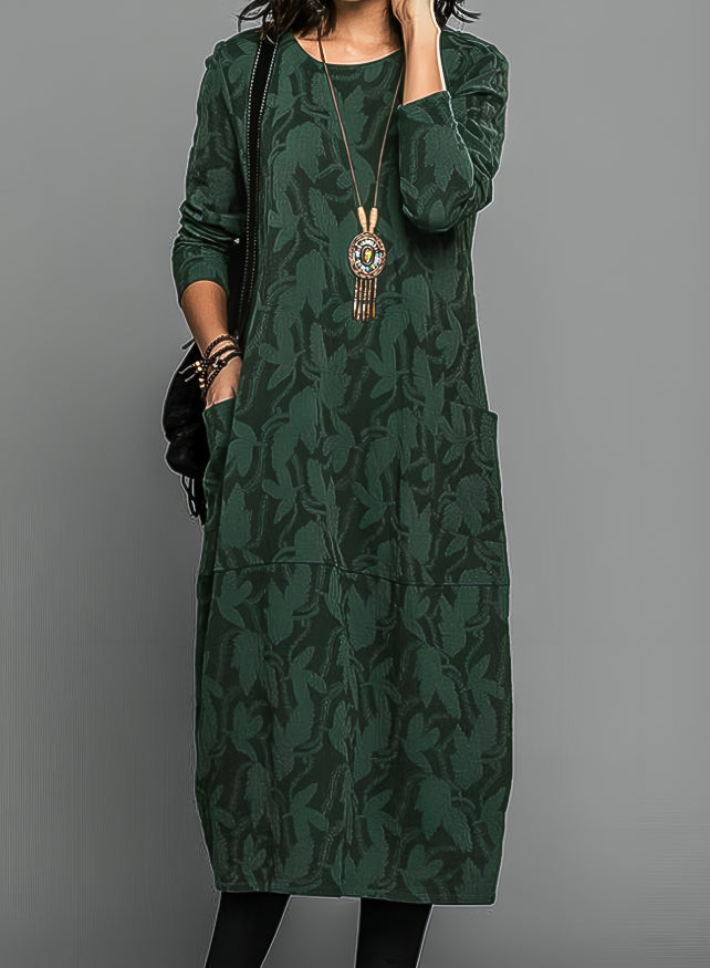 Madeleine | Warm winter dress with elegant cut - Novela New York