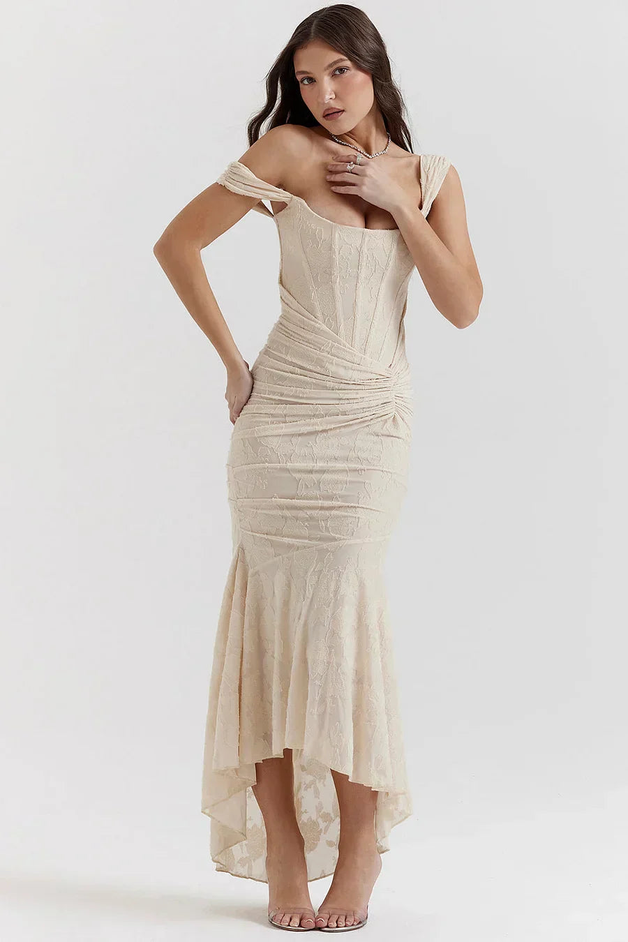 Zoey | Elegant Waist Dress - Novela New York