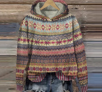 Lina | Ethnic Knit Sweater - Novela New York