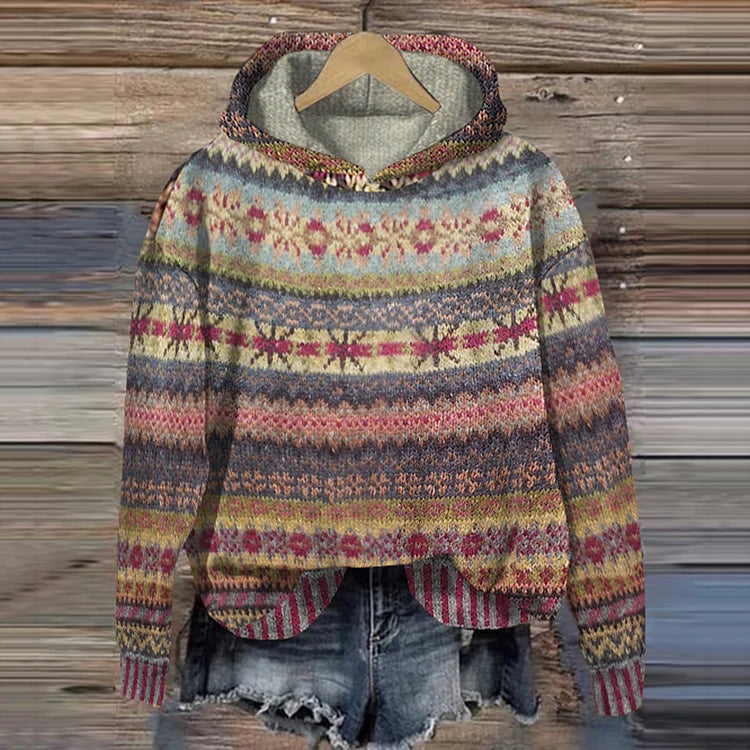 Lina | Ethnic Knit Sweater - Novela New York