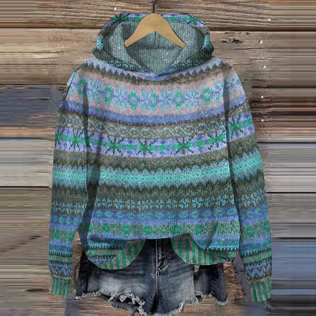 Anja | Ethnic Pattern Sweater - Novela New York