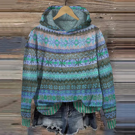 Anja | Ethnic Pattern Sweater - Novela New York