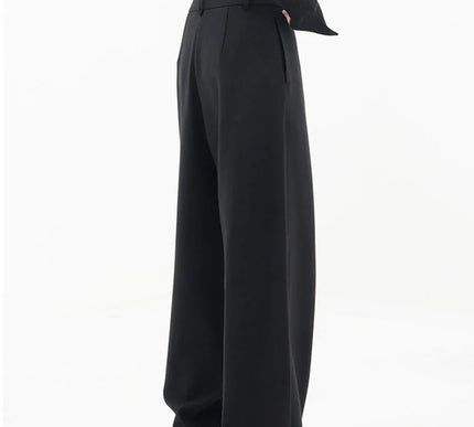Leja - layered button wide leg pants for women - Novela New York
