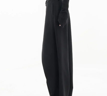 Leja - layered button wide leg pants for women - Novela New York