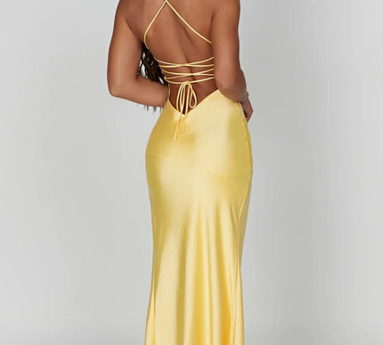 Keyleigh | maxi slit dress - Novela New York