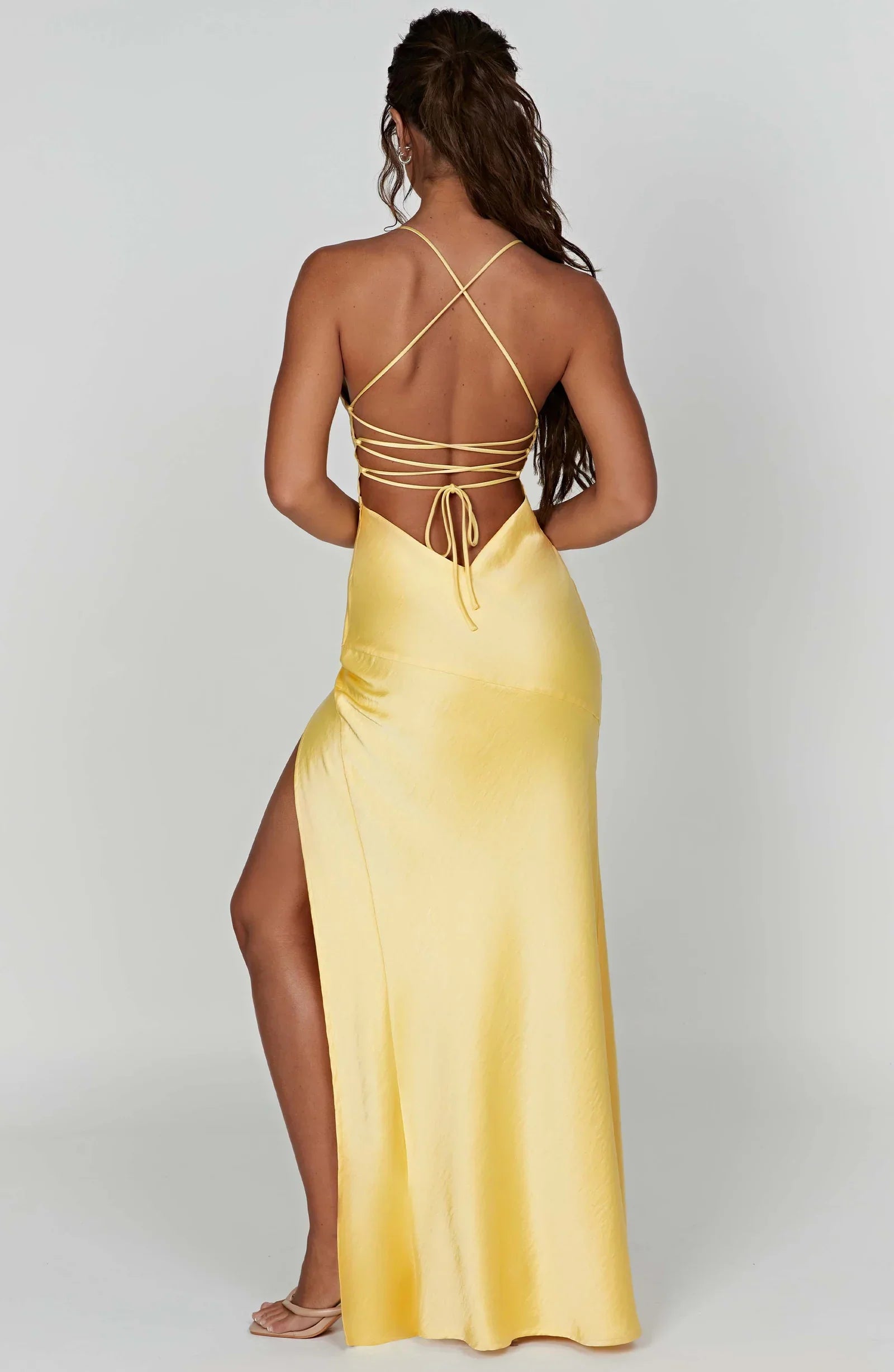 Keyleigh | maxi slit dress - Novela New York